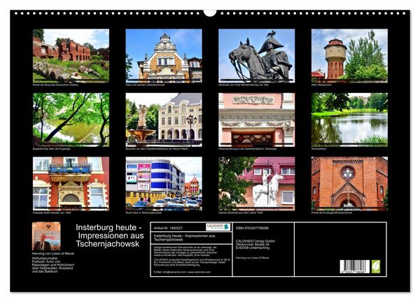 Produktbild: Insterburg heute - Impressionen aus Tschernjachowsk (Wandkalender 2026 DIN A2 quer), CALVENDO Monatskalender