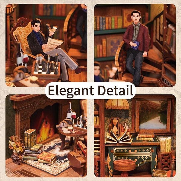 Produktbild: Book Nook DIY B&uuml;cherecke Violin Detective Agency