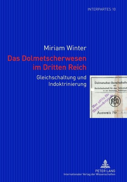 Produktbild: Das Dolmetscherwesen im Dritten Reich
