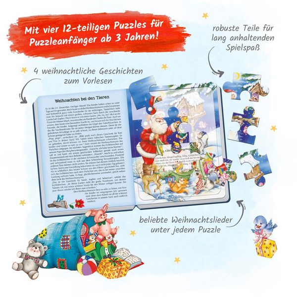 Produktbild: Tr&ouml;tsch Puzzlebuch Weihnachten