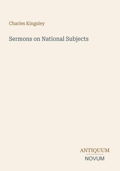 Produktbild: Sermons on National Subjects