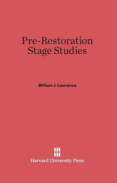 Produktbild: Pre-Restoration Stage Studies