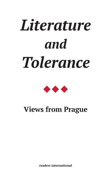 Produktbild: Literature and Tolerance