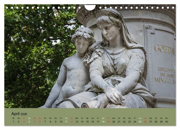 Produktbild: Gro&szlig;er Tiergarten Berlin - Von Dichtern und Komponisten (Wandkalender 2026 DIN A4 quer), CALVENDO Monatskalender