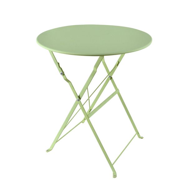 Produktbild: HTI-Living Gartentisch Basil Metall rund klappbar Gr&uuml;n Gartentisch Basil Metall rund klappbar Gr&uuml;n