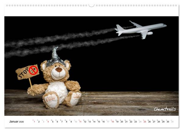Produktbild: Verschw&ouml;rungs - und andere Theorien (hochwertiger Premium Wandkalender 2026 DIN A2 quer), Kunstdruck in Hochglanz