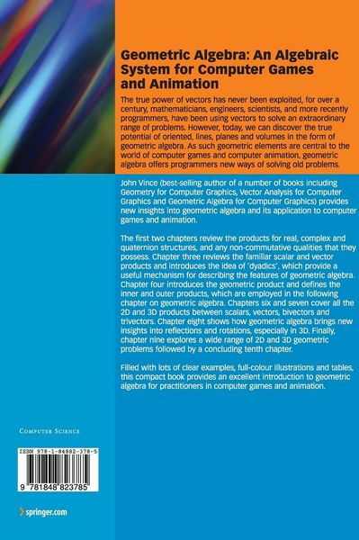 Produktbild: Geometric Algebra: An Algebraic System for Computer Games and Animation