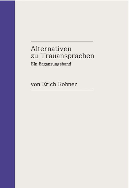 Produktbild: Alternativen zu Trauansprachen
