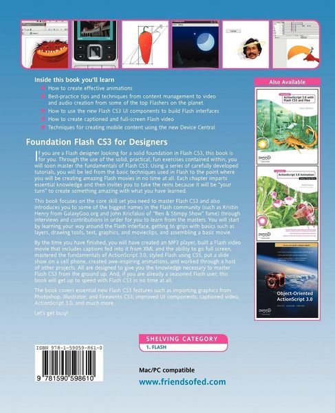 Produktbild: Foundation Flash CS3 for Designers