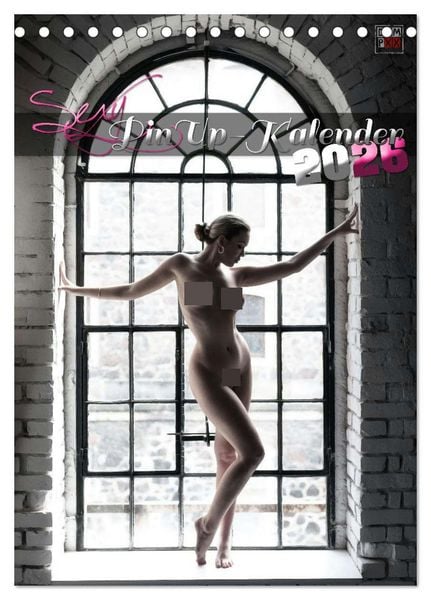 Sexy PinUp-Kalender 2026 (Tischkalender 2026 DIN A5 hoch), CALVENDO Monatskalender