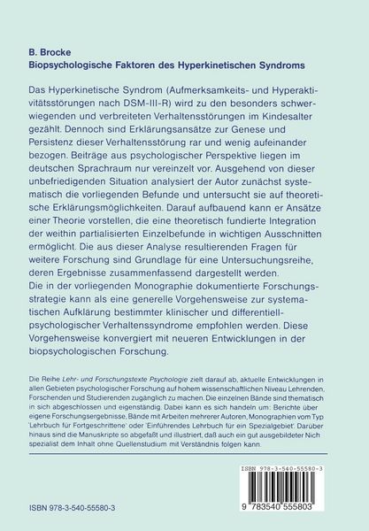 Produktbild: Biopsychologische Faktoren des Hyperkinetischen Syndroms