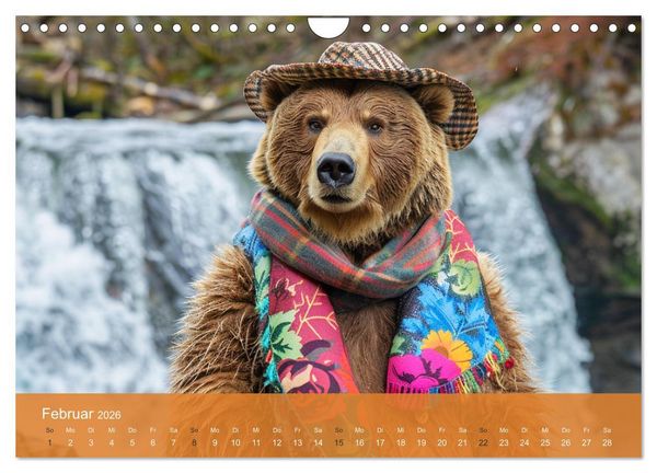 Produktbild: B&auml;rige Noblesse im modischen Portrait. Eleganz und Klasse (Wandkalender 2026 DIN A4 quer), CALVENDO Monatskalender
