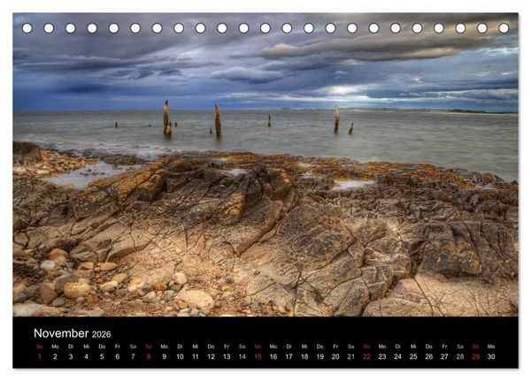 Produktbild: Holy Island - England (Tischkalender 2026 DIN A5 quer), CALVENDO Monatskalender