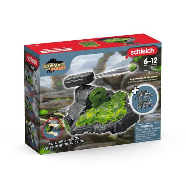 Produktbild: schleich&reg; 42665 Stein D&uuml;senjet Fahrzeug mit Mini Creature