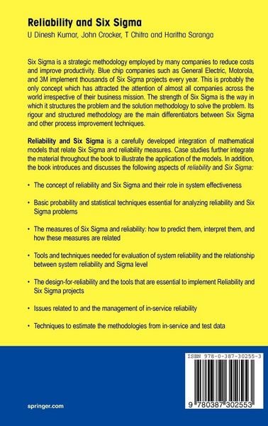 Produktbild: Reliability and Six Sigma