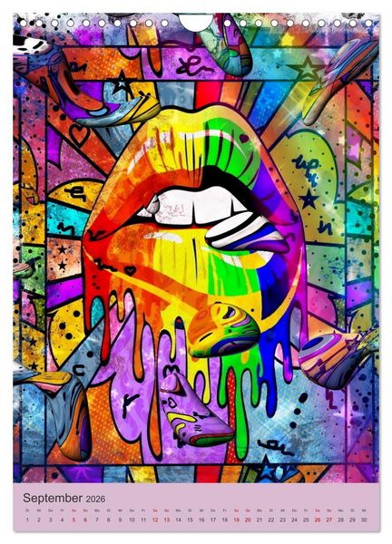 Produktbild: Und Pop ist doch eine Art (Wandkalender 2026 DIN A4 hoch), CALVENDO Monatskalender