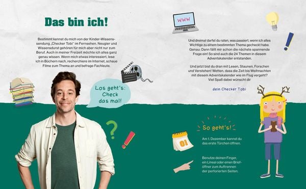 Produktbild: Checker Tobi: Das Adventskalender-Buch: Der X-mas-Check