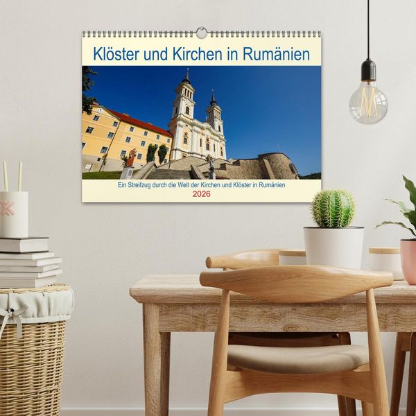 Produktbild: Kirchen und Kl&ouml;ster in Rum&auml;nien (Wandkalender 2026 DIN A3 quer), CALVENDO Monatskalender