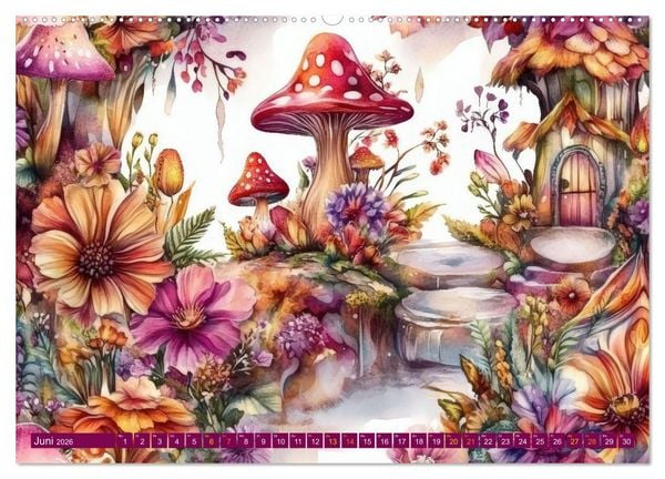 Produktbild: M&auml;rchenlandreisen (hochwertiger Premium Wandkalender 2026 DIN A2 quer), Kunstdruck in Hochglanz