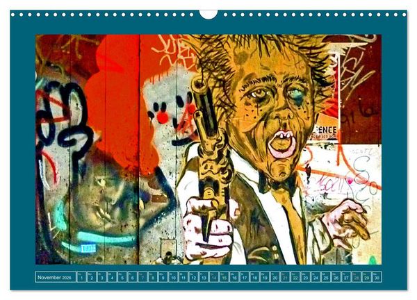Produktbild: Streetart in Europas St&auml;dten (Wandkalender 2026 DIN A3 quer), CALVENDO Monatskalender