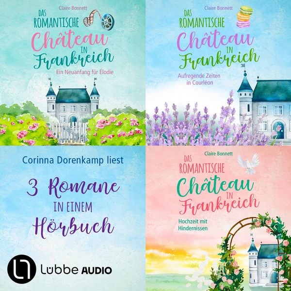 Produktbild: Das romantische Ch&acirc;teau in Frankreich - Sammelband Teil 1-3