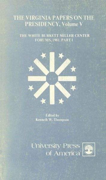 Produktbild: The Virginia Papers on the Presidency