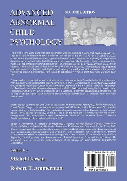 Produktbild: Advanced Abnormal Child Psychology