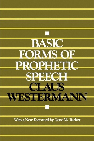 Produktbild: Basic Forms of Prophetic Speech