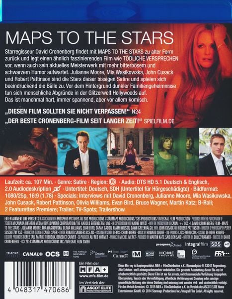 Produktbild: Maps to the Stars