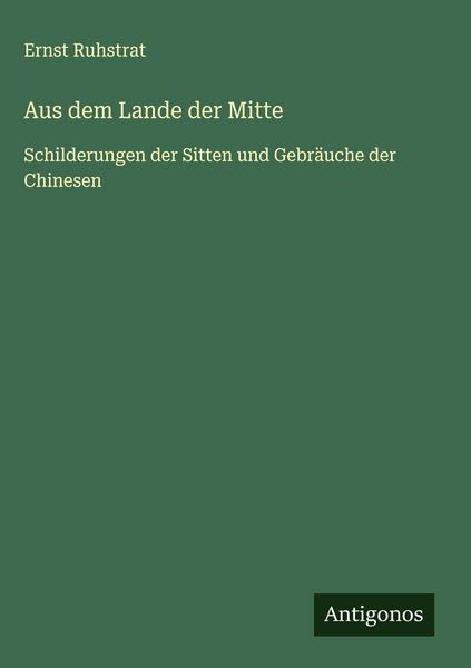 Produktbild: Aus dem Lande der Mitte