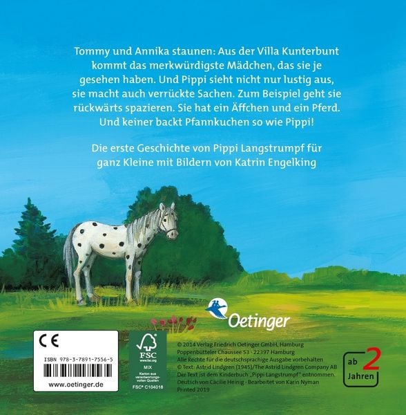 Produktbild: Hurra, Pippi Langstrumpf