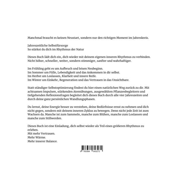 Produktbild: Jahreszeitliche Selbstf&uuml;rsorge