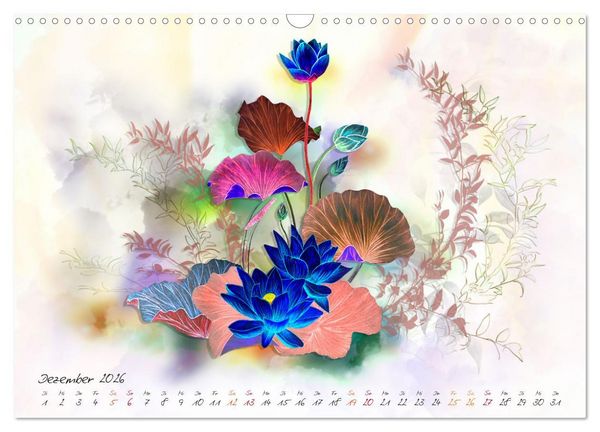 Produktbild: Lotus Bl&uuml;tenzauber (Wandkalender 2026 DIN A3 quer), CALVENDO Monatskalender