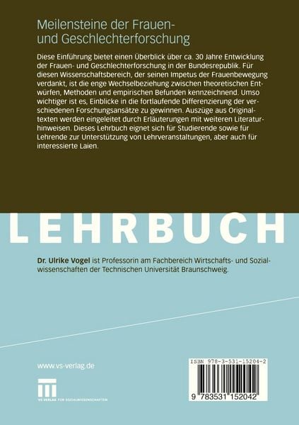 Produktbild: Meilensteine der Frauen- und Geschlechterforschung