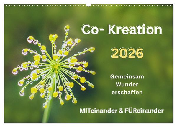 Produktbild: Co-Kreation, Gemeinsam Wunder erschaffen (Wandkalender 2026 DIN A2 quer), CALVENDO Monatskalender