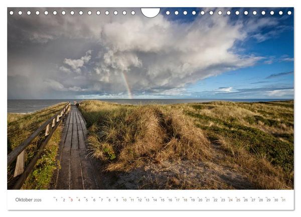 Produktbild: Stege & Wege auf Sylt (Wandkalender 2026 DIN A4 quer), CALVENDO Monatskalender