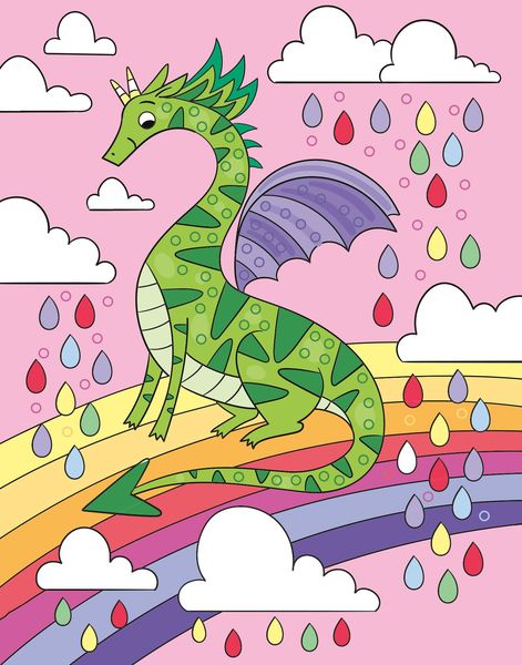 Produktbild: Mein Diamant-Stickerheft &ndash; Drachen