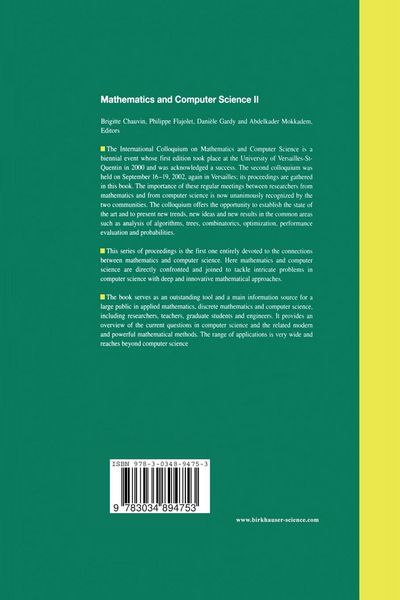Produktbild: Mathematics and Computer Science II