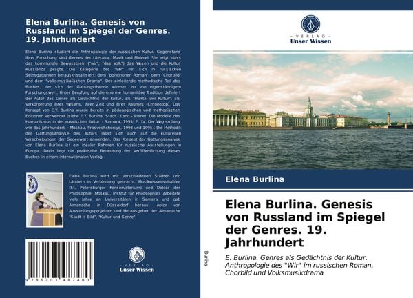 Elena Burlina. Genesis von Russland im Spiegel der Genres. 19. Jahrhundert, Taschenbuch von Elena Burlina, Verlag Unser Wissen, 9786203487480