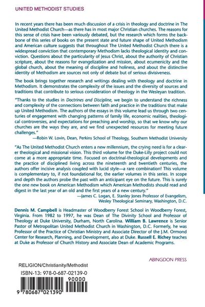 Produktbild: Doctrines and Discipline ( United Methodism & American Culture) Volume 3
