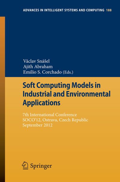 Produktbild: Soft Computing Models in Industrial and Environmental Applications