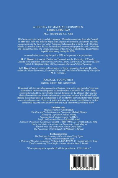 Produktbild: A History of Marxian Economics