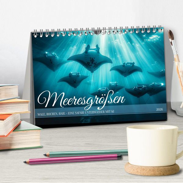 Produktbild: Meeresgr&ouml;&szlig;en (Tischkalender 2026 DIN A5 quer), CALVENDO Monatskalender