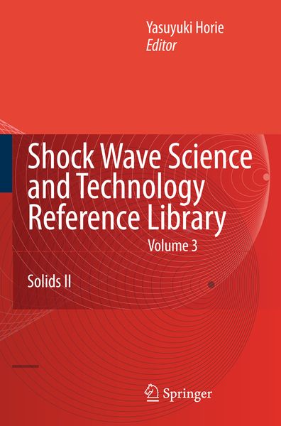 Produktbild: Shock Wave Science and Technology Reference Library, Vol. 3