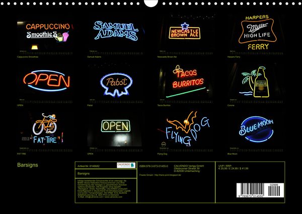 Produktbild: Barsigns (Wandkalender 2022 DIN A3 quer)