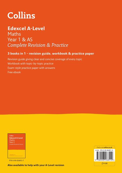 Produktbild: Edexcel Maths A level Year 1 (And AS) All-in-One Complete Revision and Practice