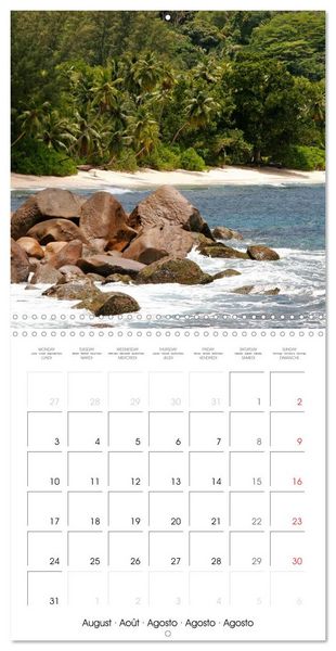 Produktbild: dream beaches - Seychelles (Wall Calendar 2026 12 &times; 12 Inch) CALVENDO 12 Month Wall Calendar