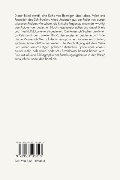 Produktbild: Alfred Andersch