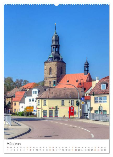 Produktbild: Die Stadt Hettstedt (Wandkalender 2026 DIN A2 hoch), CALVENDO Monatskalender