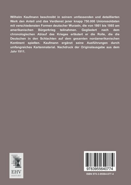 Produktbild: Die Deutschen im Amerikanischen B&uuml;rgerkrieg